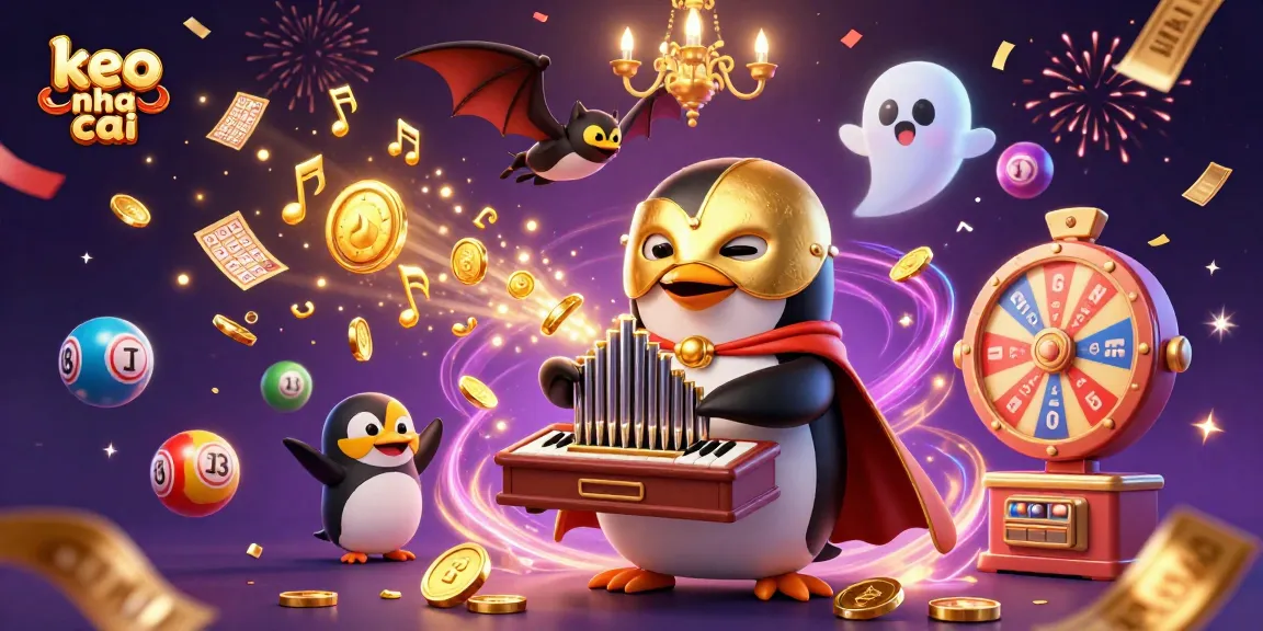 Catch thrilling keo nha cai moments with dancing coins and colorful lottery elements!