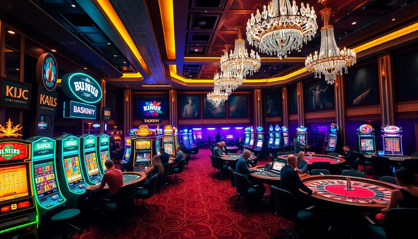 KJC offers an exciting casino experience with vibrant tables and engaging players.