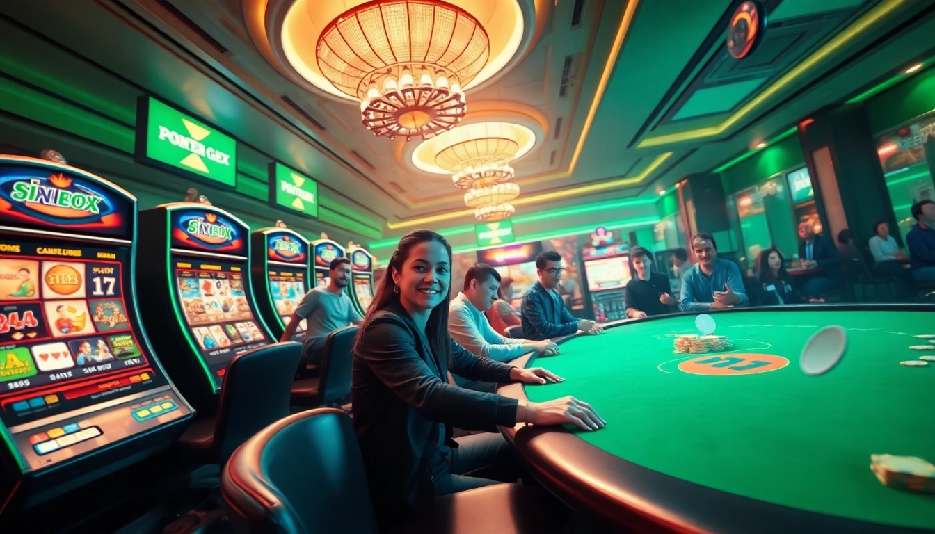 Engaging scene of players at 789bet vip digital casino featuring modern gaming technology and vibrant atmosphere.