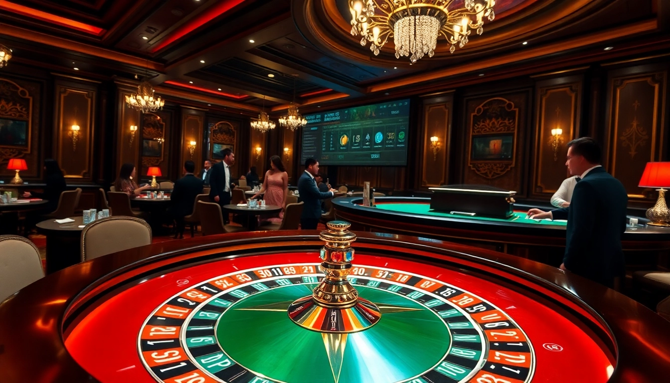 Experience thrilling gameplay at u888's online casino with vibrant roulette tables and engaging atmosphere.