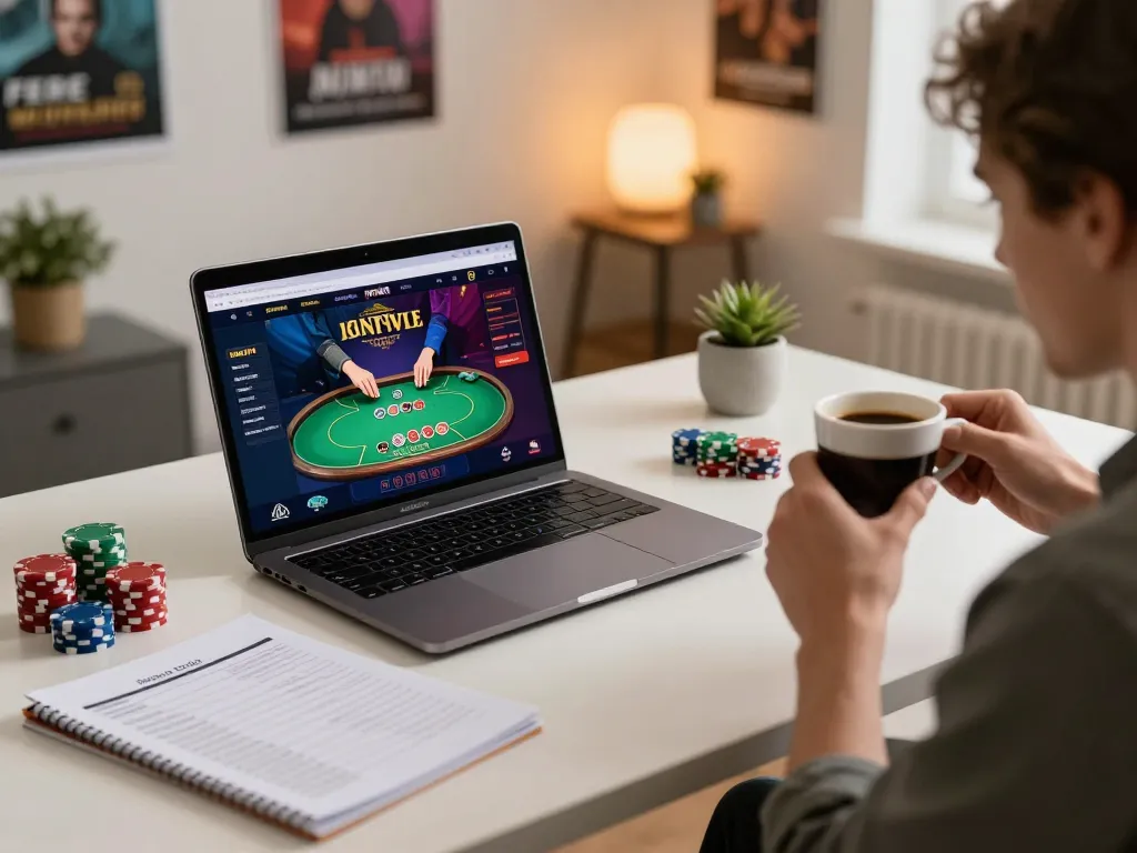 Engage in thrilling gameplay at https://g28.store/ with an online poker session set in a stylish home environment