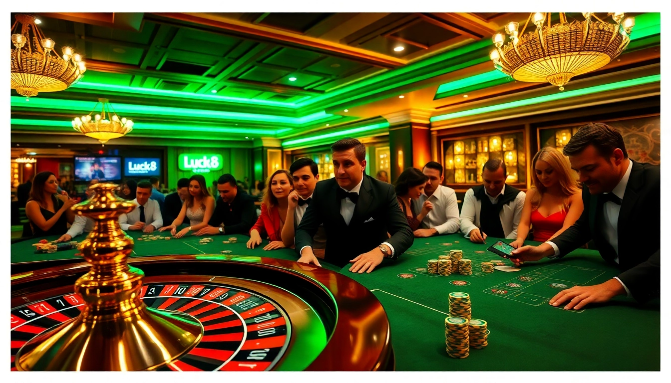 Experience the thrill of gambling at Luck8 with vibrant tables and exciting gameplay.