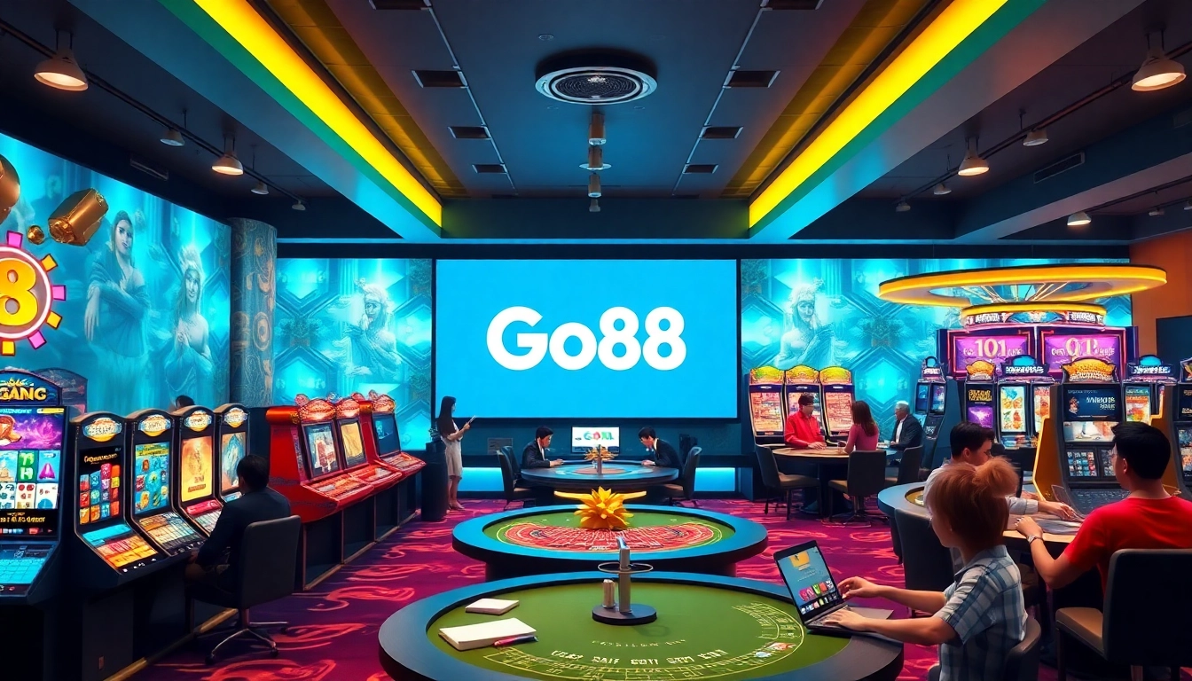 Experience Go88's exciting online gaming features at https://go88vj.com/ with vibrant slot machines and engaging live casino.