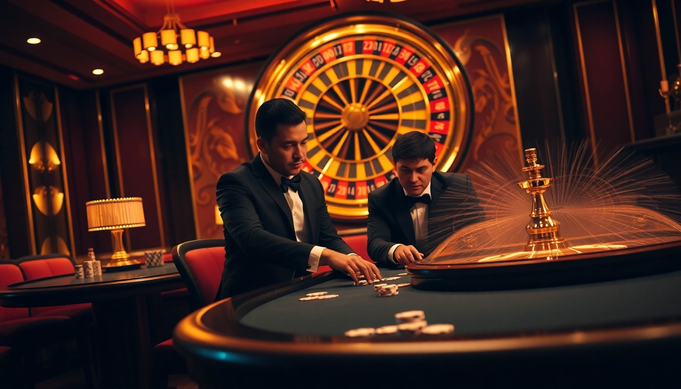 Experience the excitement of gaming at trang chủ go99 with vibrant poker tables and thrilling roulette action.