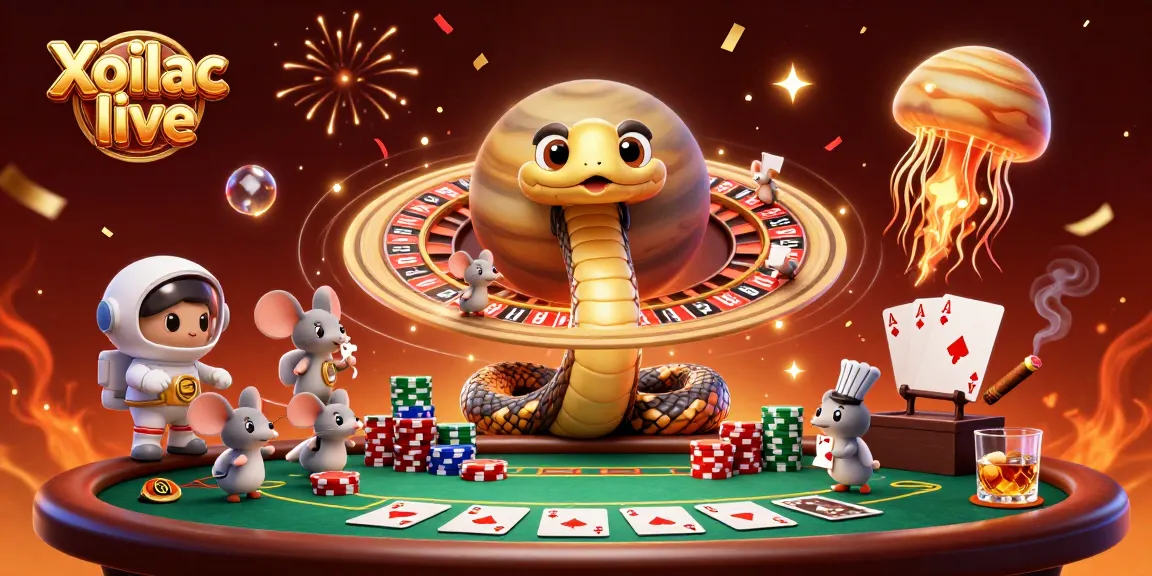 Engage in thrilling moments with Xoilac live as astronaut mice bets on cosmic roulette!