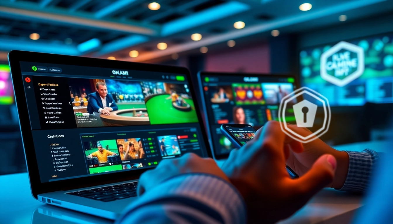 Engaging interface of the Liên minh OKATM platform showcasing real-time gambling features.