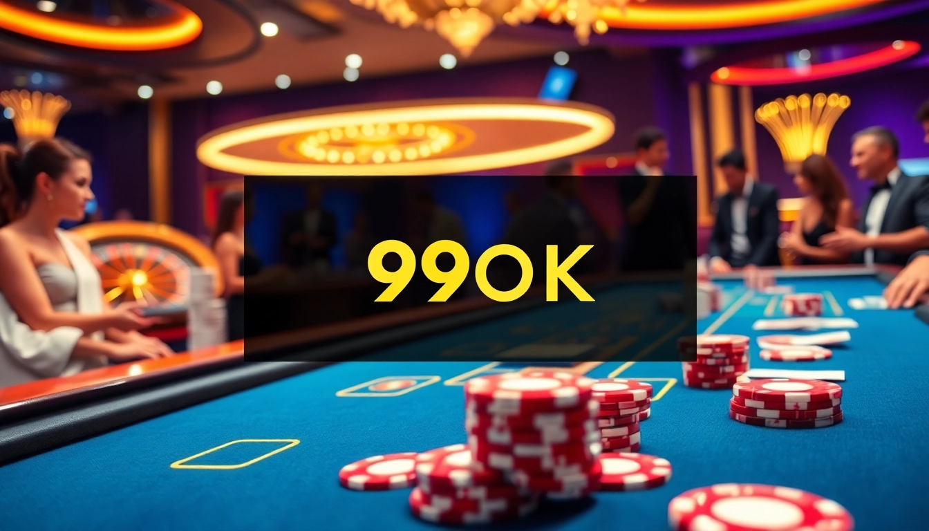 Experience the excitement of poker and roulette at 99OK's luxurious gaming atmosphere.