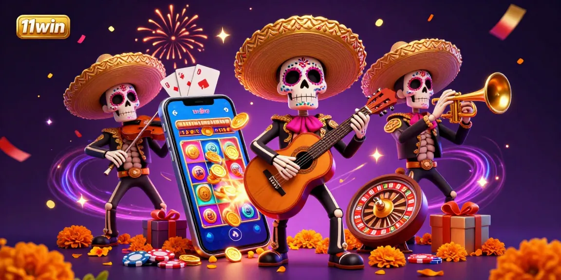 Experience thrilling moments at 11win with a vibrant casino-themed celebration.