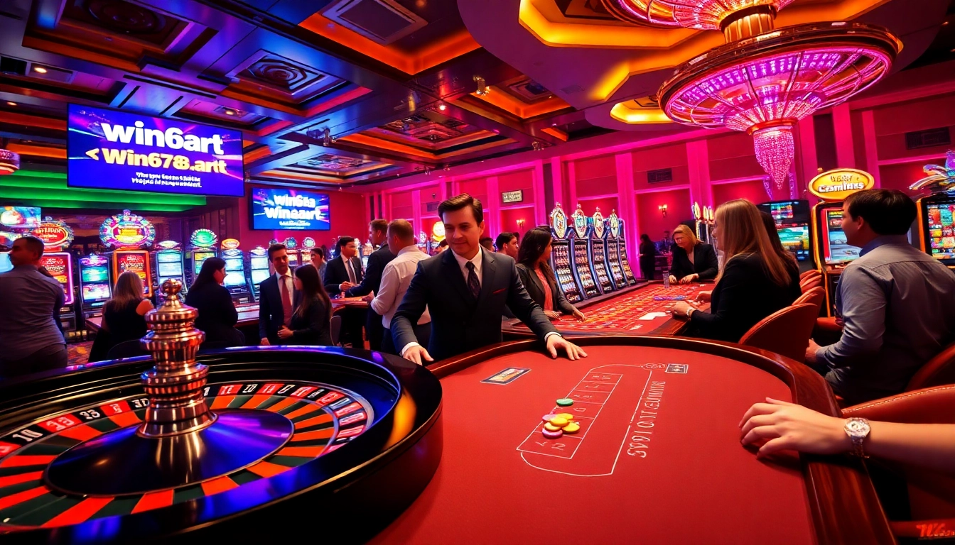 Experience the thrill at https://win678.art/ with vibrant casino games and engaging dealers.