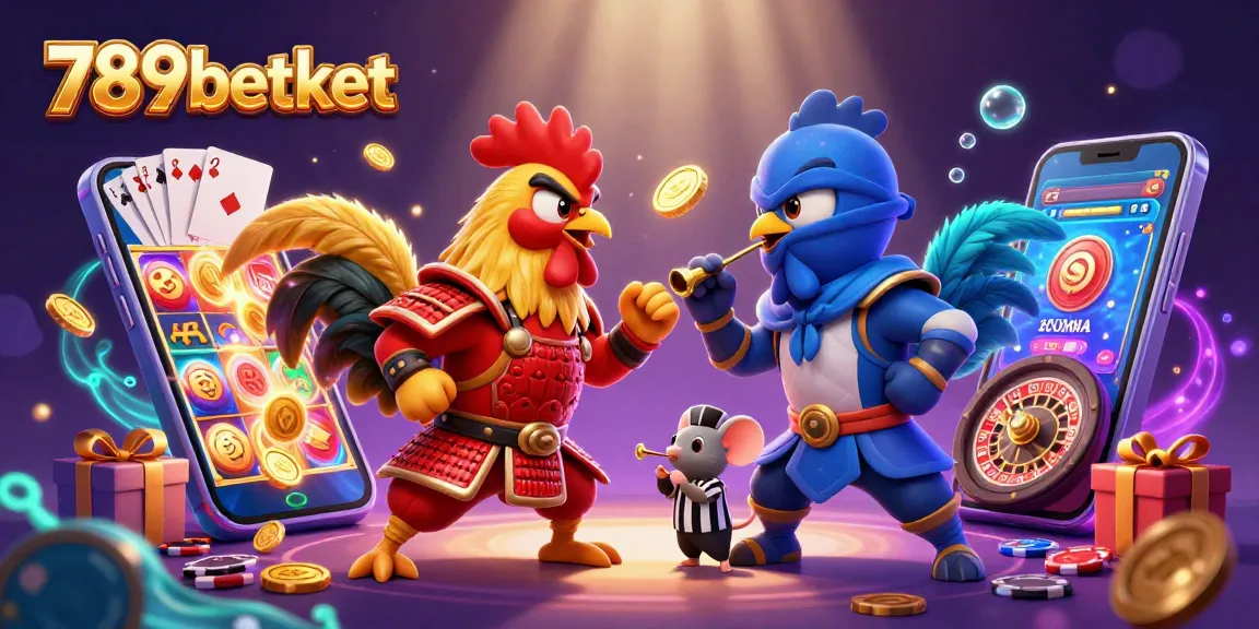 Engage with exciting battles at 789betket amid dynamic gaming elements and vibrant visuals.