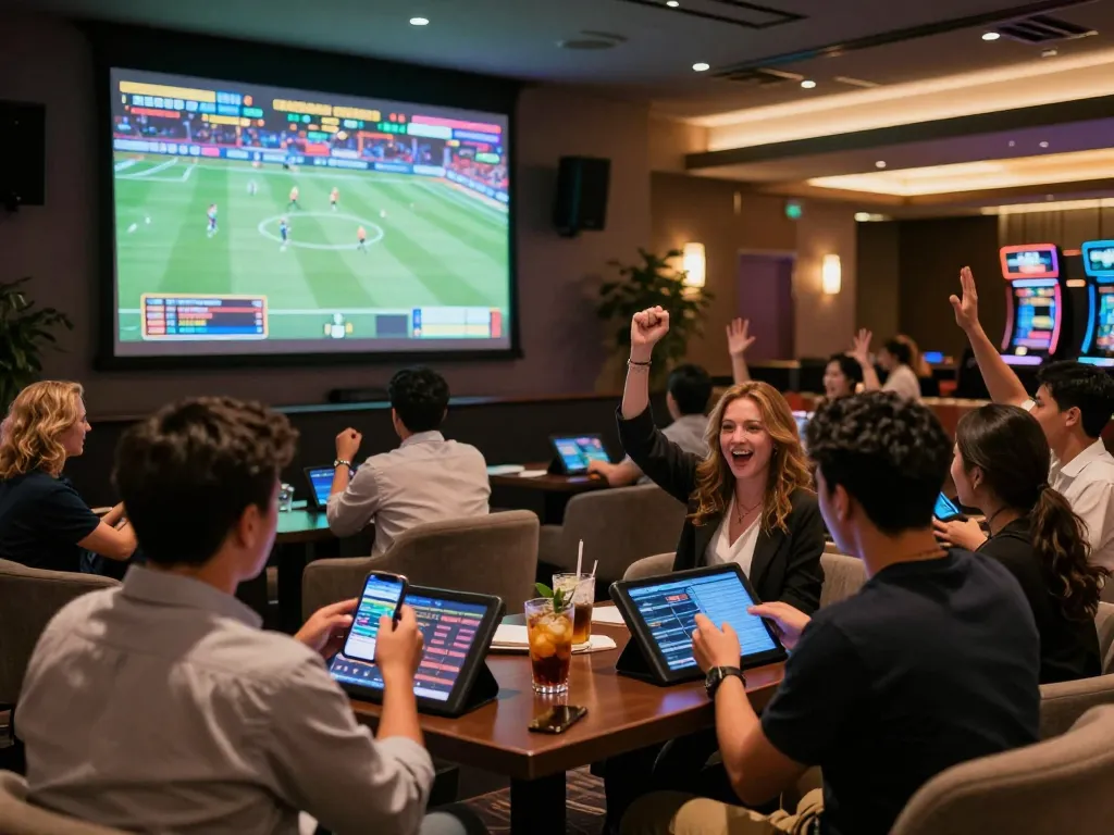 Watch bettors engage with lu88yy sportsbook while celebrating live sports events