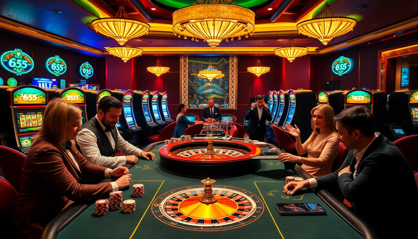 Experience thrilling gameplay at BL555 with vibrant casino games and engaging dealers.
