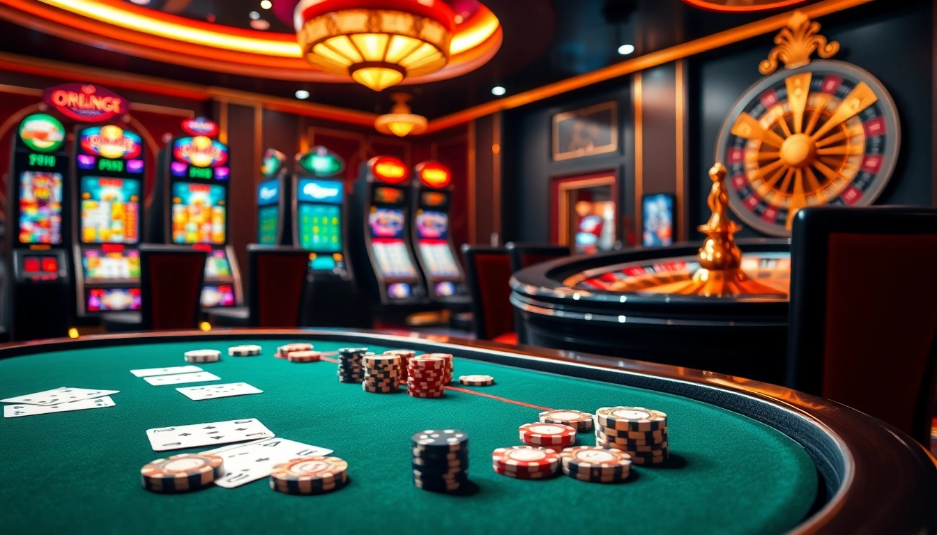 Experience the excitement of QQ88 at a luxurious casino table with poker chips and cards.