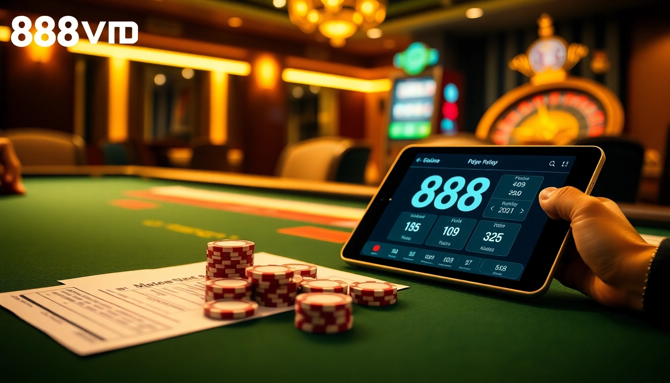Engage in thrilling casino action while tải 888VND for seamless online gambling experiences.