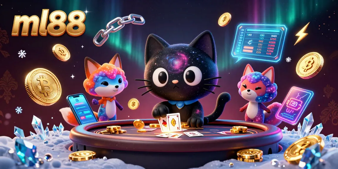 Engage with ml88 in an immersive cosmic casino experience, featuring captivating characters and vibrant game elements.
