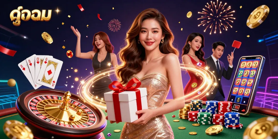 Bet on ดูบอล with exciting sports betting visuals featuring stunning Asian models.