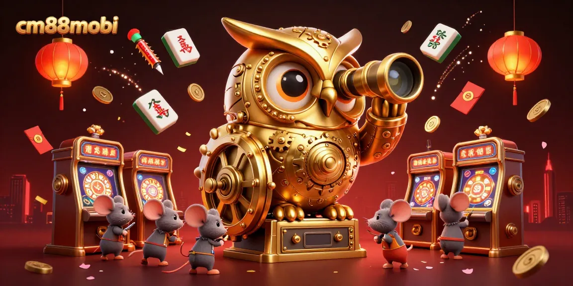 Engage with cm88mobi's thrilling gameplay in a vibrant casino environment filled with lucky symbols.