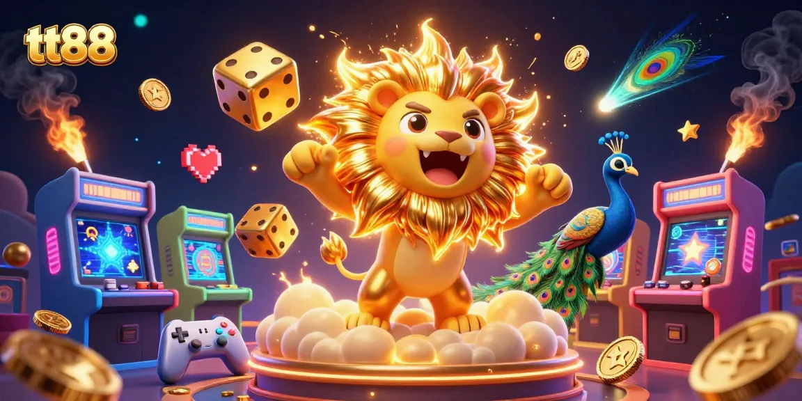 Experience thrilling gameplay at tt88 with vibrant casino elements and animated characters.