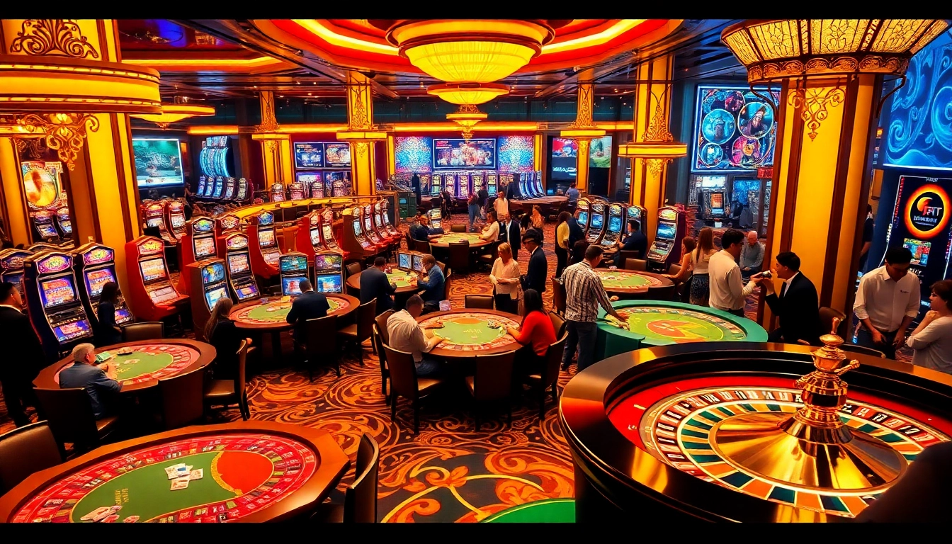 Experience the thrill of gambling at https://www.vaoluoitv.com/ with vibrant casino tables and slot machines.