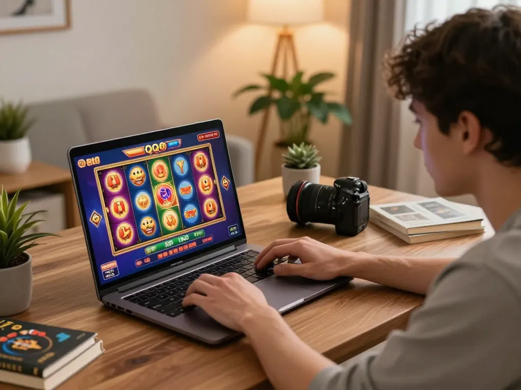 Experience thrilling gameplay at QQ88 online casino with engaging slot games in a cozy setting