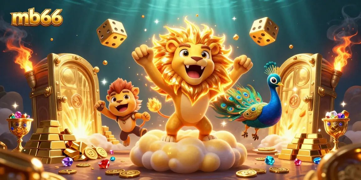 Join the excitement at mb66's lively casino scene filled with gold treasures and vibrant gameplay.