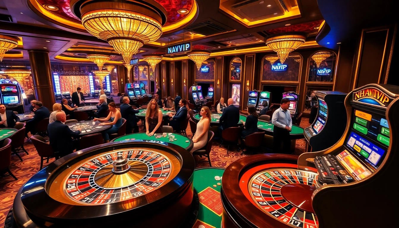 Experience the thrill of betting at NHATVIP with exciting casino visuals and action.