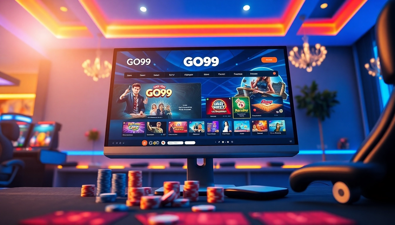 Experience the excitement of GO99 online gaming with vibrant visuals and engaging gameplay.
