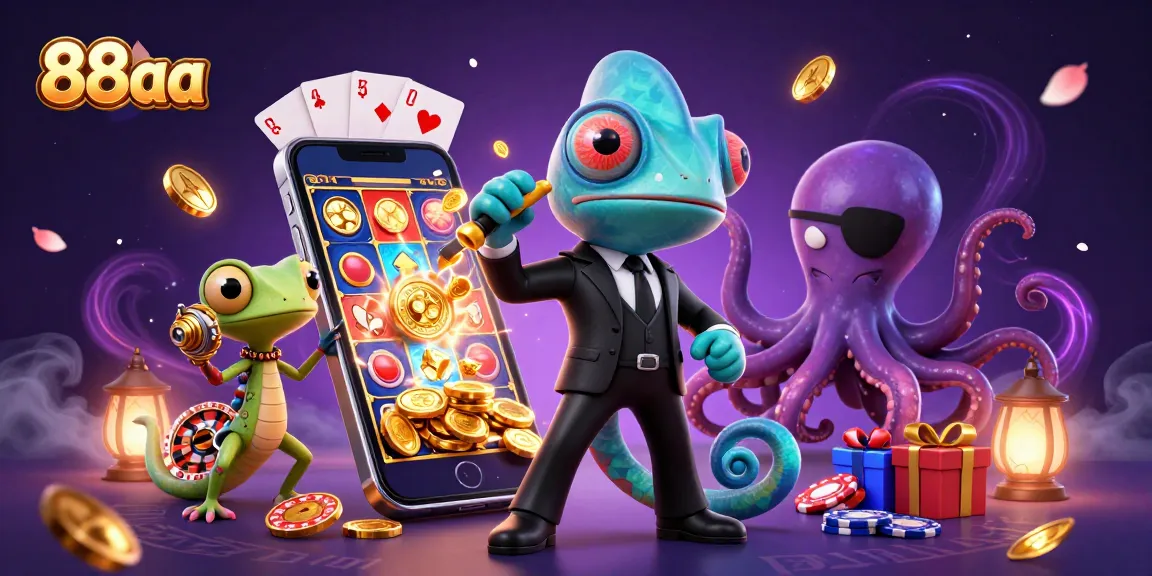 Spin to win at 88aa with vibrant characters amid a rich casino atmosphere full of excitement