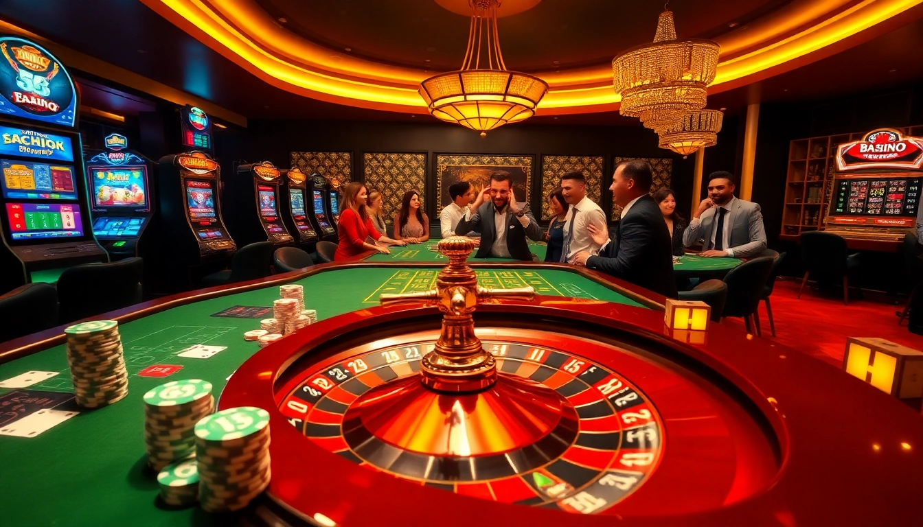 Experience the excitement of MM88 with vibrant casino visuals featuring poker and slot games.