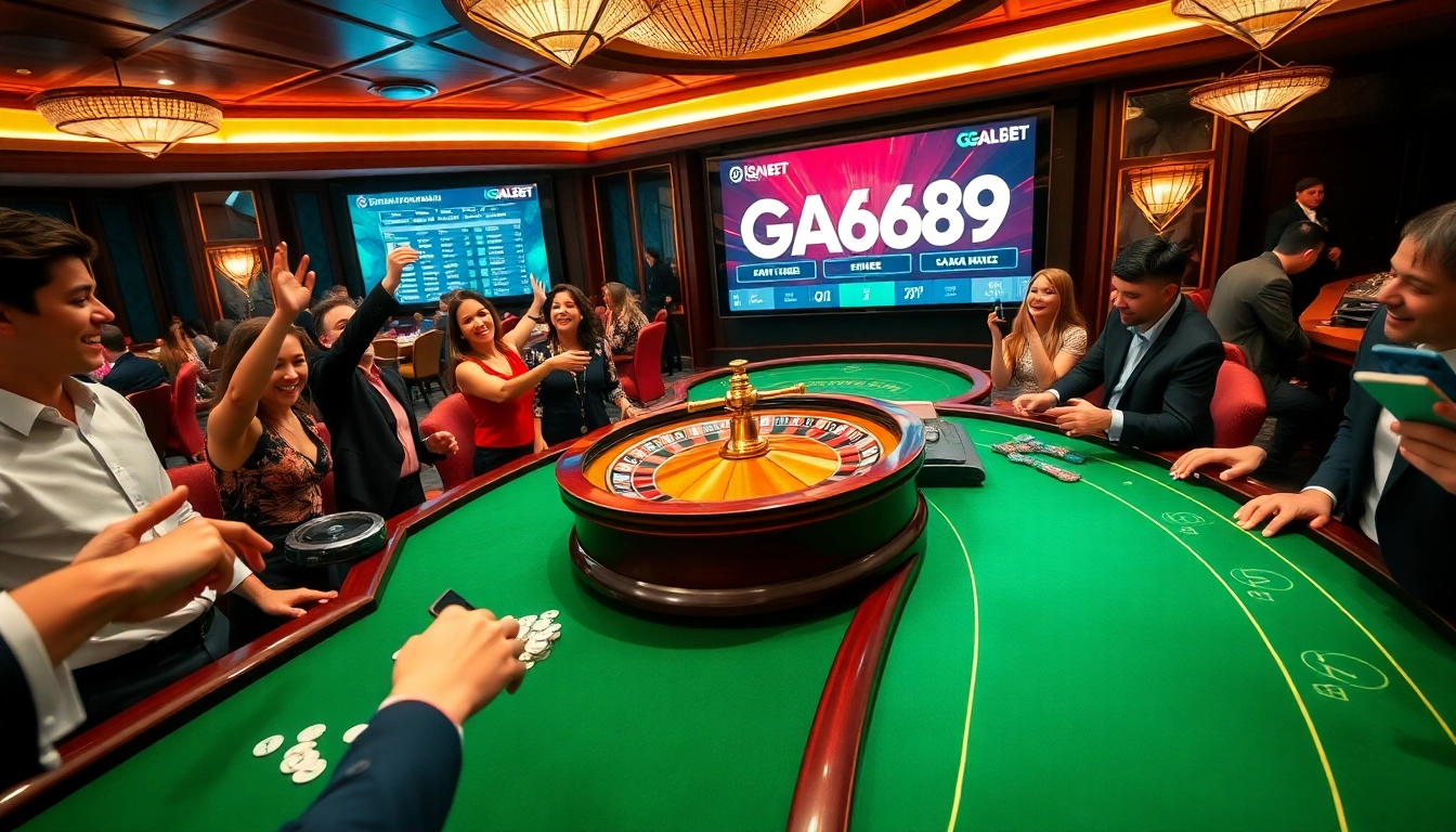 Experience high-stakes betting at GA6789 with vibrant casino visuals and thrilling gameplay.