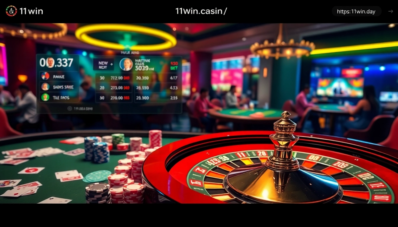 Experience high-stakes gambling action at https://11win.day/ with a vibrant casino scene and betting excitement.