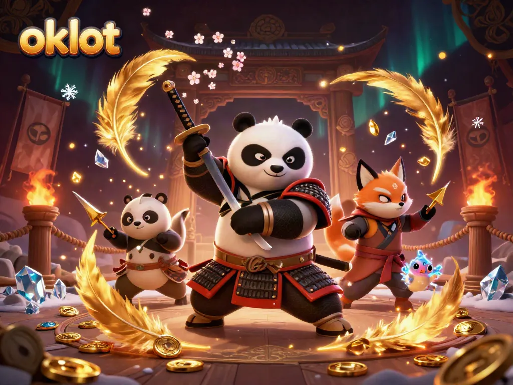 เล่นสล็อตออนไลน์จาก okslot ด้วยภาพการต่อสู้ที่น่าตื่นเต้นในฉากคาสิโน