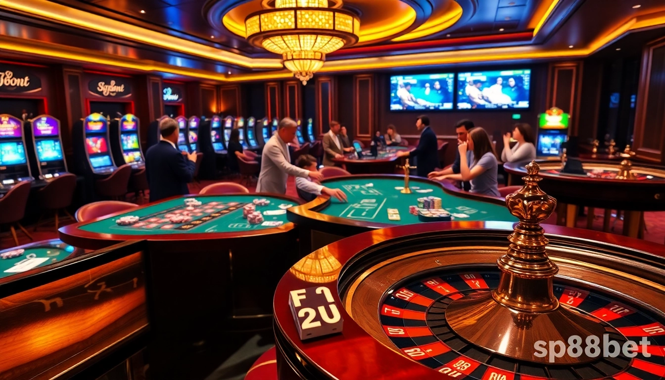 Experience thrilling bets at sp8bet with vibrant casino tables and exciting gameplay.