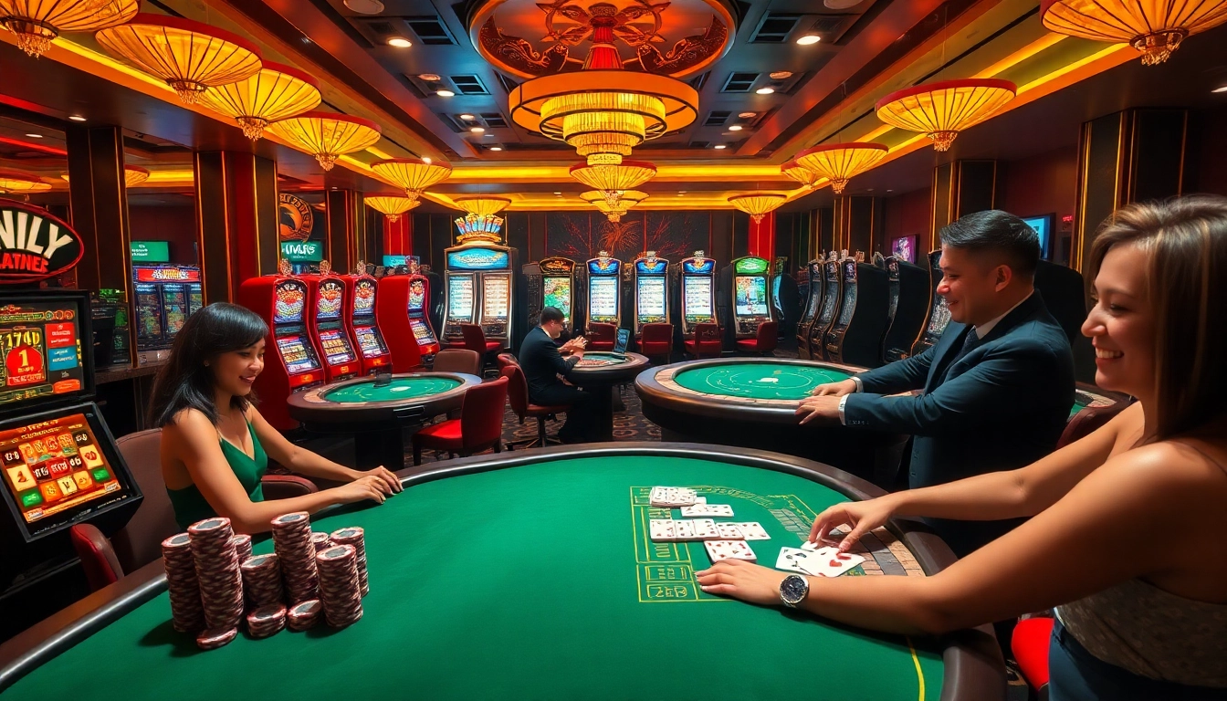 Experience the thrill of winning at the casino with games from https://da88.navy/, featuring vibrant tables and slots.