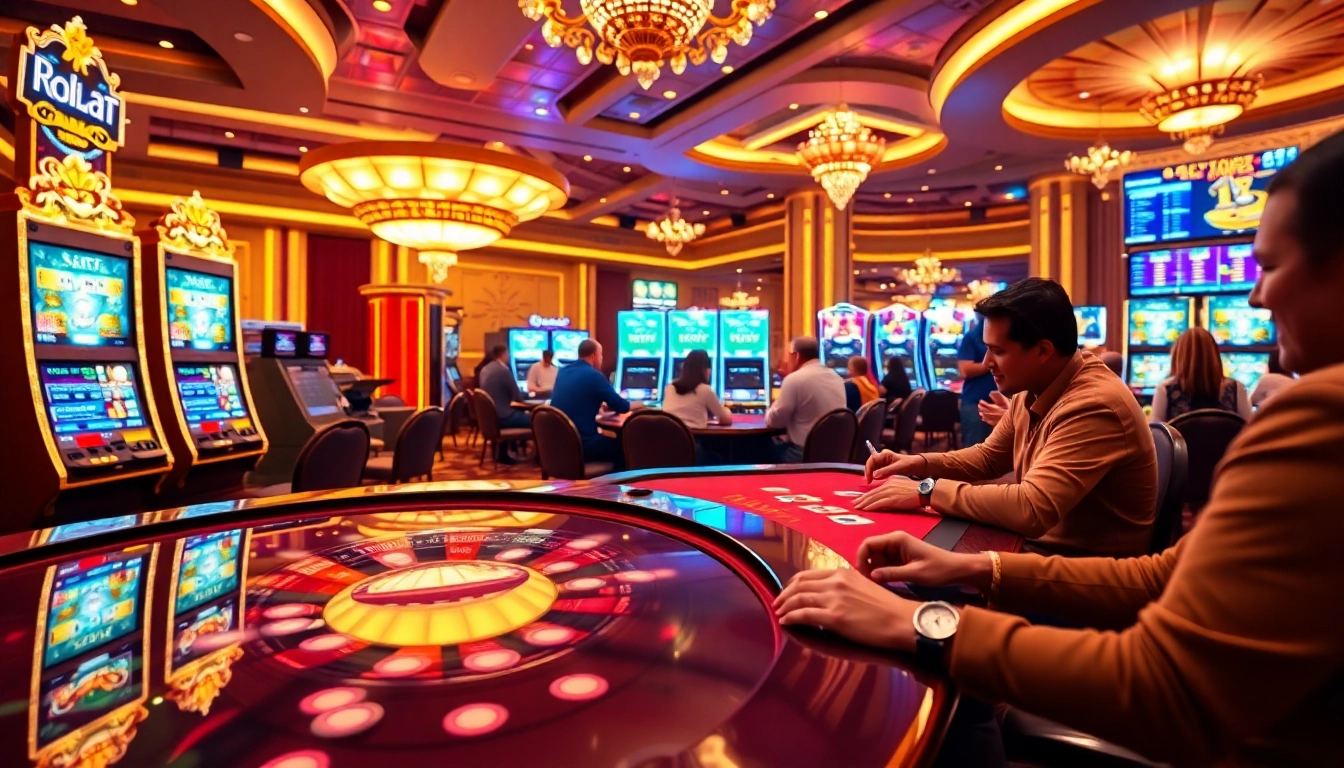 Experience the thrilling world of Raja Luck with vibrant casino games and engaging players.